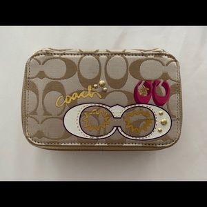 COACH travel jewelry case